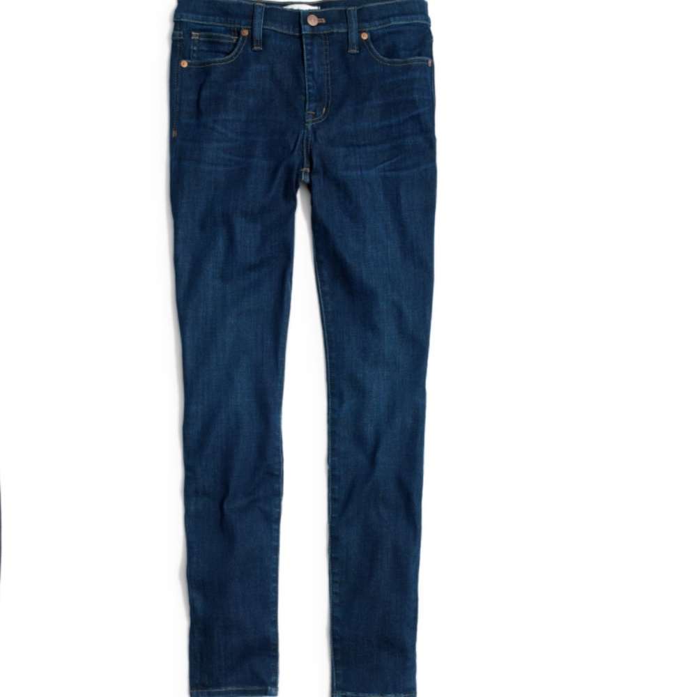 Madewell 9” High- Rise Skinny dark Wash Jeans